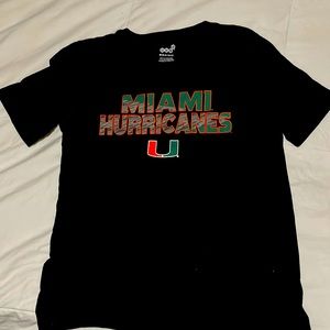 Boys 10/12 Miami Hurricanes tshirt